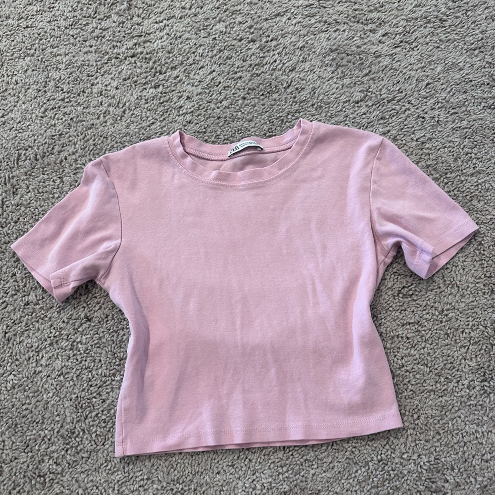 Women's Pink Crop Top
